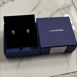 Swarovski Gold-Tone Stud Earrings